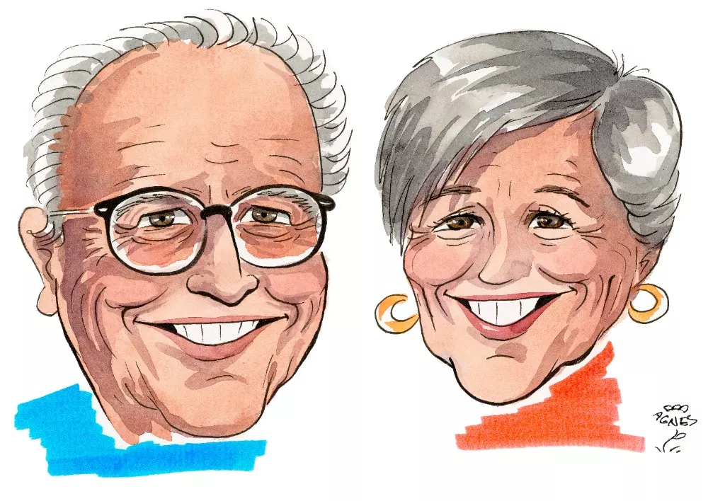 Studio double portrait
