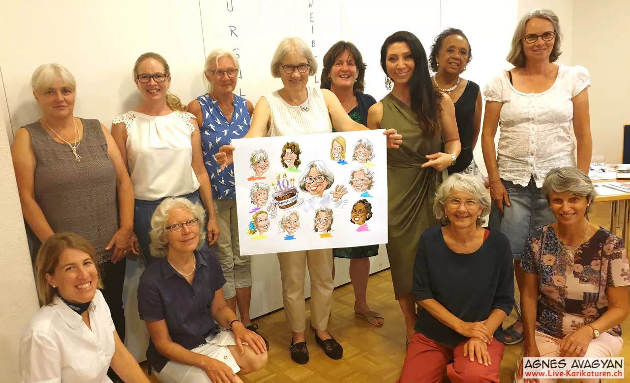 Anniversary portrait with the team