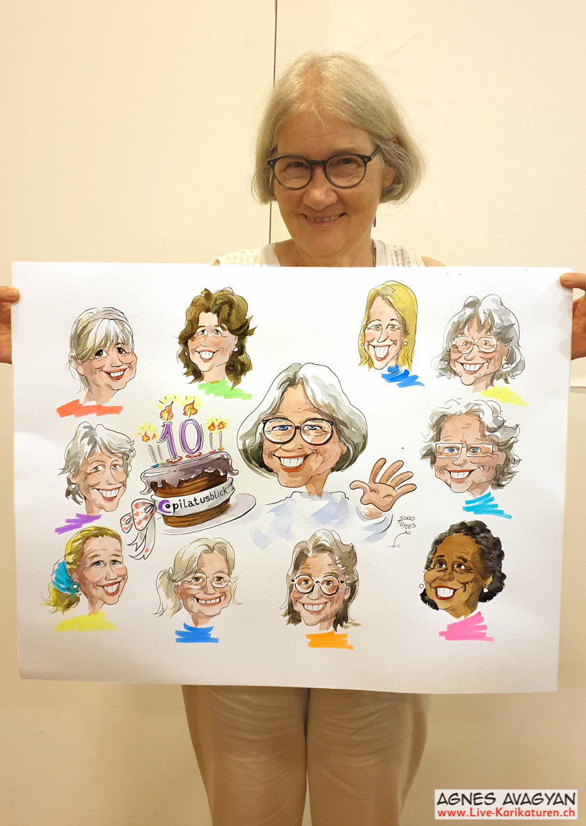 Anniversary collage for the day-care centre
