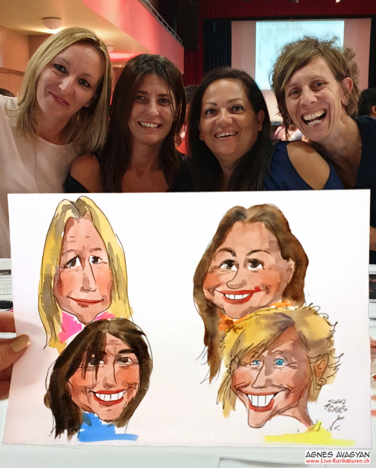 ETA team with a four-person portrait
